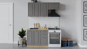 Кухонный гарнитур «Бьянка» длиной 160 см Дуб крафт золотой/Дуб серый в Тюмени - mebel-tymen.ru | фото