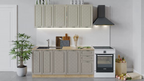 Кухонный гарнитур «Бьянка» длиной 180 см Дуб крафт золотой/Дуб ваниль/Дуб кофе в Тюмени - mebel-tymen.ru | фото