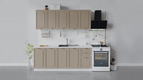 Кухонный гарнитур «Бьянка» длиной 200 см в Тюмени - mebel-tymen.ru | фото