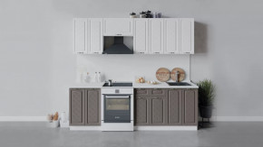 Кухонный гарнитур «Бьянка» длиной 240 см в Тюмени - mebel-tymen.ru | фото