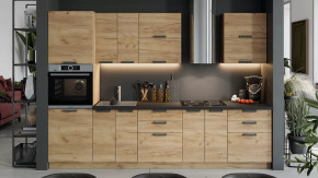 Кухонный гарнитур «Детройт» №1 Дуб крафт золотой/Дуб Крафт золотой в Тюмени - mebel-tymen.ru | фото