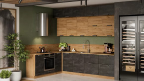 Кухонный гарнитур «Детройт» №10 Дуб Крафт золотой, Угольный Камень в Тюмени - mebel-tymen.ru | фото