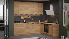 Кухонный гарнитур «Детройт» №14 Дуб Крафт золотой в Тюмени - mebel-tymen.ru | фото