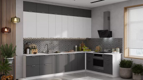 Кухонный гарнитур «Габриэлла» №26 Белый, Сноу, Титан в Екатеринбурге - mebel-tymen.ru | фото