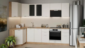 Кухонный гарнитур «Габриэлла» №3 Дуб крафт золотой/Крем в Тюмени - mebel-tymen.ru | фото