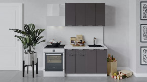 Кухонный гарнитур «Габриэлла» длиной 120 см Белый/Муссон в Тюмени - mebel-tymen.ru | фото