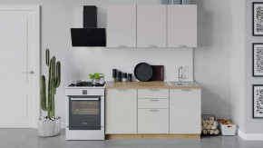 Кухонный гарнитур «Габриэлла» длиной 150 см Дуб крафт золотой/Крем в Тюмени - mebel-tymen.ru | фото