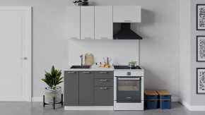 Кухонный гарнитур «Габриэлла» длиной 160 см Белый/Сноу/Муссон в Тюмени - mebel-tymen.ru | фото