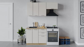 Кухонный гарнитур «Габриэлла» длиной 160 см Дуб крафт золотой/Крем в Тюмени - mebel-tymen.ru | фото