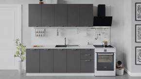 Кухонный гарнитур «Габриэлла» длиной 200 см Белый/Муссон в Тюмени - mebel-tymen.ru | фото