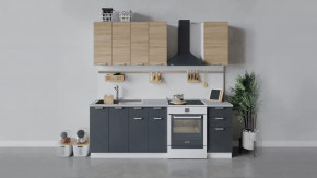 Кухонный гарнитур «Гранита» длиной 160 см в Тюмени - mebel-tymen.ru | фото