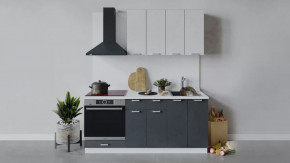 Кухонный гарнитур «Гранита» длиной 180 см со шкафом НБ в Тюмени - mebel-tymen.ru | фото