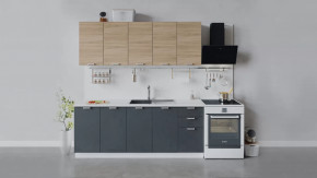 Кухонный гарнитур «Гранита» длиной 200 см в Тюмени - mebel-tymen.ru | фото