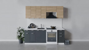 Кухонный гарнитур «Гранита» длиной 220 см в Тюмени - mebel-tymen.ru | фото