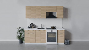 Кухонный гарнитур «Гранита» длиной 220 см в Тюмени - mebel-tymen.ru | фото