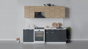 Кухонный гарнитур «Гранита» длиной 240 см в Тюмени - mebel-tymen.ru | фото