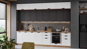 Кухонный гарнитур «Гренада» №10 Дуб Крафт золотой, Холст Вулкан, Холст Белый в Тюмени - mebel-tymen.ru | фото