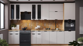 Кухонный гарнитур «Гренада» №17 Дуб Крафт золотой, Холст мокко в Тюмени - mebel-tymen.ru | фото