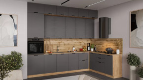 Кухонный гарнитур «Гренада» №20 Дуб Крафт золотой, Холст Вулкан в Тюмени - mebel-tymen.ru | фото