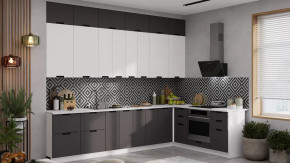 Кухонный гарнитур «Гренада» №22 Белый, Холст Белый, Холст Вулкан в Тюмени - mebel-tymen.ru | фото