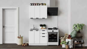 Кухонный гарнитур «Гренада» стандартный Белый, Холст Белый в Тюмени - mebel-tymen.ru | фото