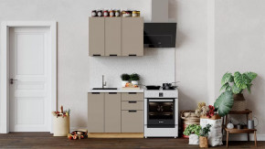 Кухонный гарнитур «Гренада» стандартный Дуб Крафт золотой, Холст латте в Тюмени - mebel-tymen.ru | фото