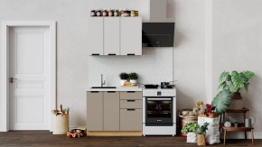 Кухонный гарнитур «Гренада» стандартный Дуб Крафт золотой, Холст мокко, Холст латте в Тюмени - mebel-tymen.ru | фото