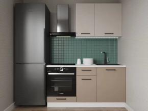 Кухонный гарнитур Каппучино-1600 МДФ столешница 26 мм в Тюмени - mebel-tymen.ru | фото