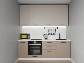 Кухонный гарнитур Каппучино-2200 МДФ столешница 26 мм в Тюмени - mebel-tymen.ru | фото