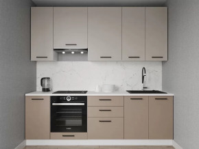 Кухонный гарнитур Каппучино-2400 (верх 950мм) МДФ столешница 38 мм в Тюмени - mebel-tymen.ru | фото