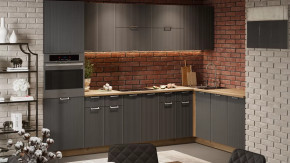 Кухонный гарнитур «Кимберли» №5 Дуб Крафт золотой, Титан в Тюмени - mebel-tymen.ru | фото