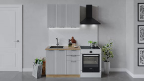 Кухонный гарнитур «Кимберли» длиной 100 см Дуб Крафт золотой, Сноу в Тюмени - mebel-tymen.ru | фото