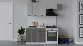 Кухонный гарнитур «Кимберли» длиной 160 см Белый, Сноу, Муссон в Тюмени - mebel-tymen.ru | фото