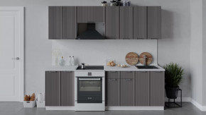 Кухонный гарнитур «Кимберли» длиной 240 см Белый, Муссон в Тюмени - mebel-tymen.ru | фото