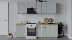 Кухонный гарнитур «Кимберли» длиной 240 см Дуб Крафт золотой, Сноу в Тюмени - mebel-tymen.ru | фото