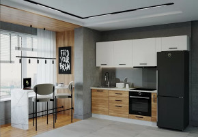 Кухонный гарнитур Лада-2550 столешница 38 мм в Тюмени - mebel-tymen.ru | фото