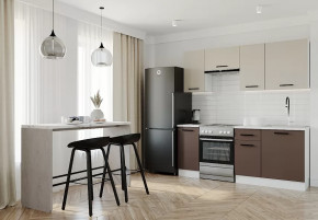 Кухонный гарнитур Латте-2000 столешница 38 мм в Тюмени - mebel-tymen.ru | фото