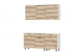 Кухонный гарнитур Лаванда 1700 без столешницы Дуб делано в Тюмени - mebel-tymen.ru | фото