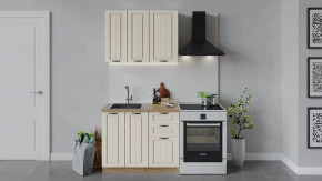 Кухонный гарнитур «Лина» длиной 100 см Дуб крафт золотой/Крем в Тюмени - mebel-tymen.ru | фото