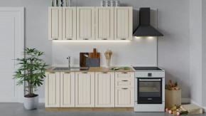 Кухонный гарнитур «Лина» длиной 180 см Дуб крафт золотой/Крем в Тюмени - mebel-tymen.ru | фото