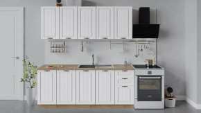 Кухонный гарнитур «Лина» длиной 200 см Дуб Крафт Золотой/Белый в Тюмени - mebel-tymen.ru | фото