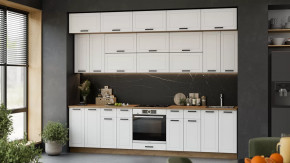 Кухонный гарнитур «Лорас» №5 Дуб Крафт золотой, Холст белый в Тюмени - mebel-tymen.ru | фото