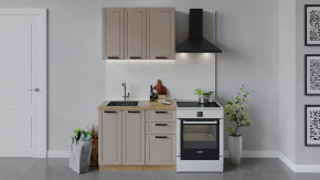 Кухонный гарнитур «Лорас» длиной 100 см Дуб крафт золотой/Холст латте в Тюмени - mebel-tymen.ru | фото