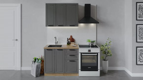 Кухонный гарнитур «Лорас» длиной 100 см Дуб крафт золотой/Холст вулкан в Тюмени - mebel-tymen.ru | фото