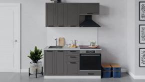 Кухонный гарнитур «Лорас» длиной 160 см со шкафом НБ в Тюмени - mebel-tymen.ru | фото