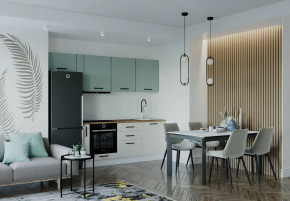 Кухонный гарнитур Муссон-2550 столешница 38 мм в Тюмени - mebel-tymen.ru | фото