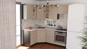 Кухонный гарнитур Надежда оптима 4 1400*2000 мм в Тюмени - mebel-tymen.ru | фото