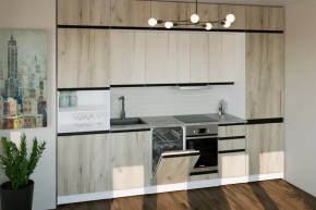 Кухонный гарнитур Паола люкс 3000 мм в Тюмени - mebel-tymen.ru | фото