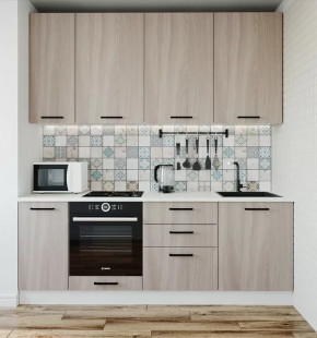 Кухонный гарнитур Шимо-2200 МДФ столешница 26 мм в Тюмени - mebel-tymen.ru | фото