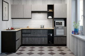 Кухонный гарнитур Симфония мега прайм 1500х2700 мм в Тюмени - mebel-tymen.ru | фото